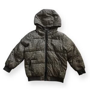Rylee + Cru floral puffer jacket